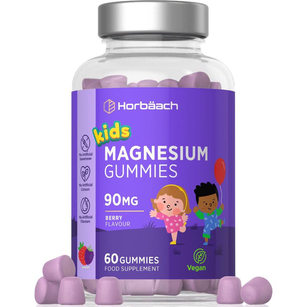 Magnesium for Kids 90 mg | 60 Gummies