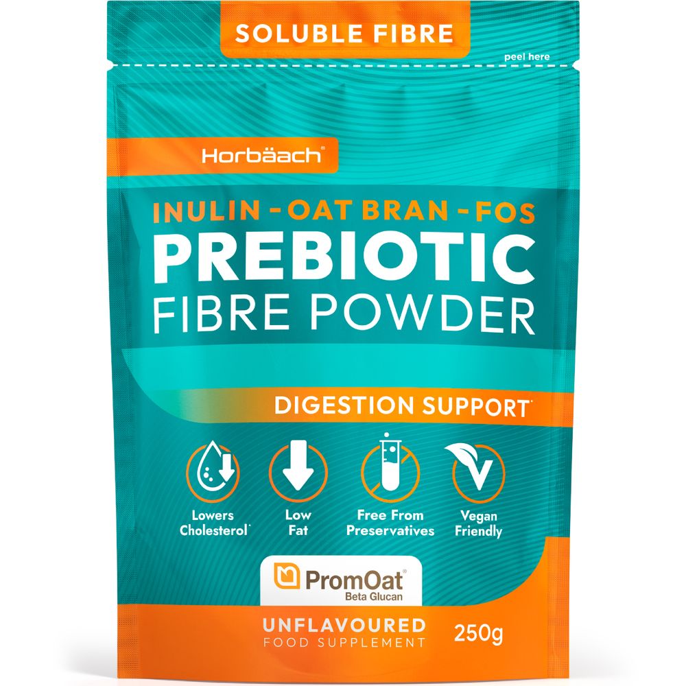 Prebiotic Fibre Powder with FOS, Inulin & Oat Bran | 250 g