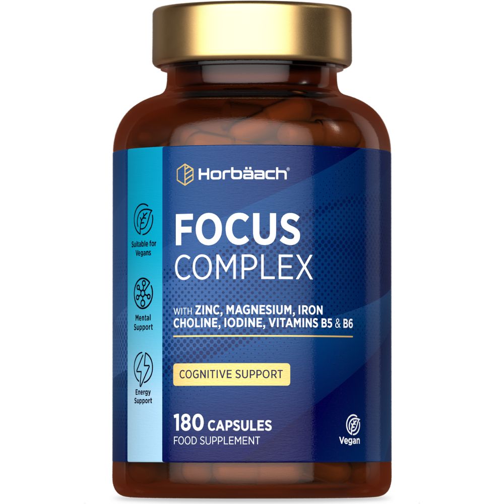 Focus Complex with Cognitive Support | 180 Capsules