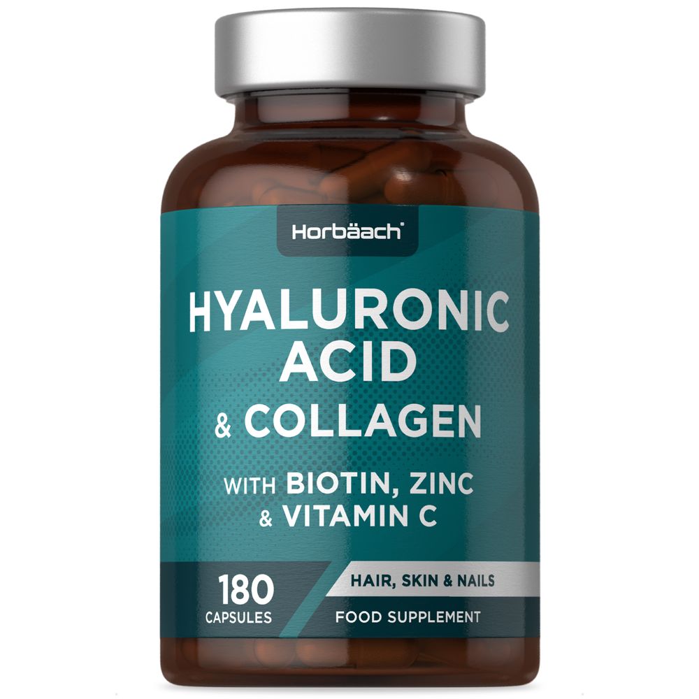 Hyaluronic Acid Complex with Collagen | 180 Capsules