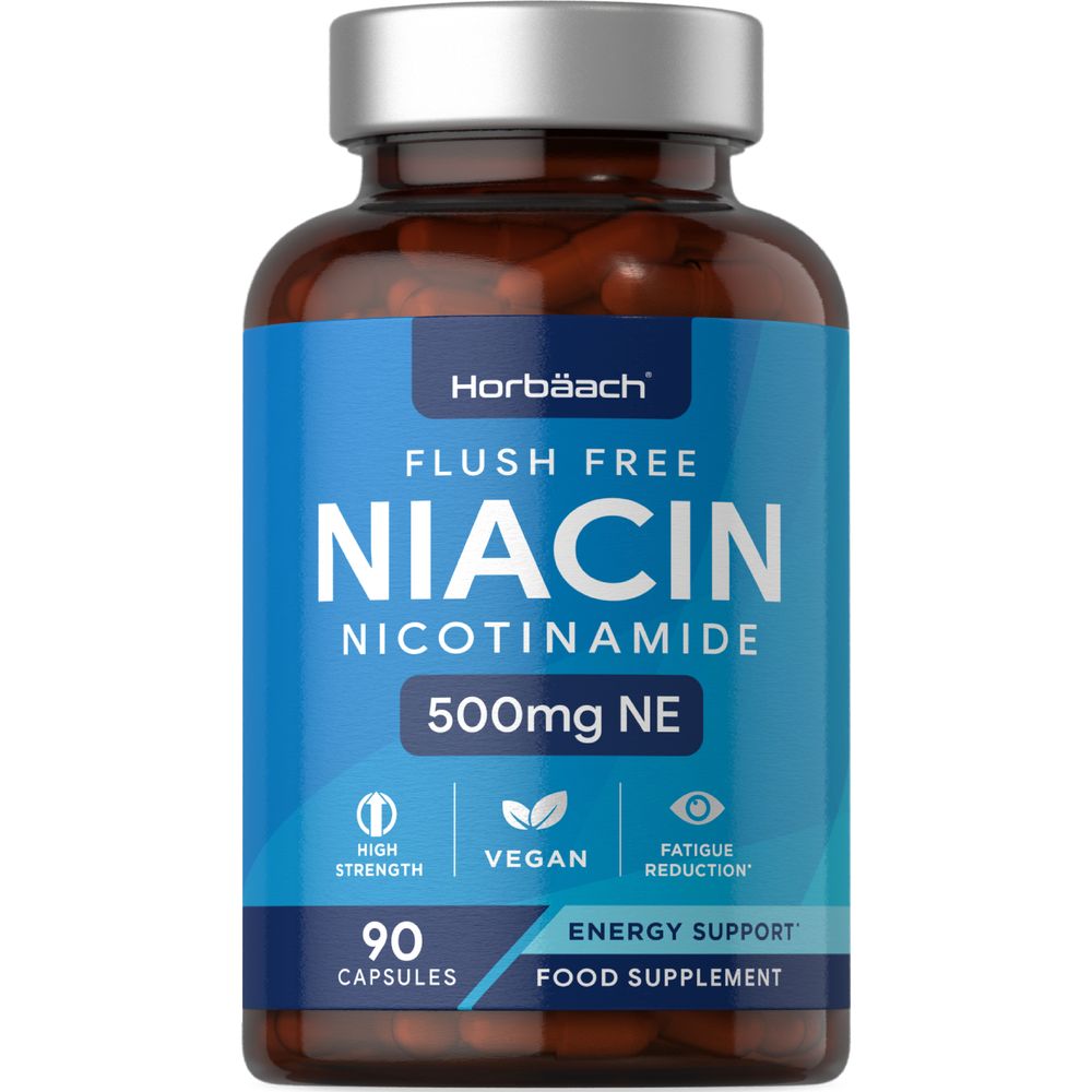 Vitamin B3 Niacin 500 mg | 90 Capsules