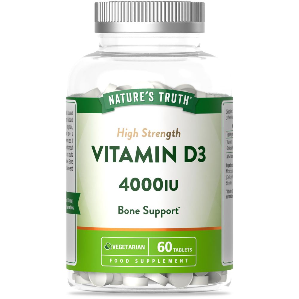Vitamin D3 4000 iu | 60 Tablets