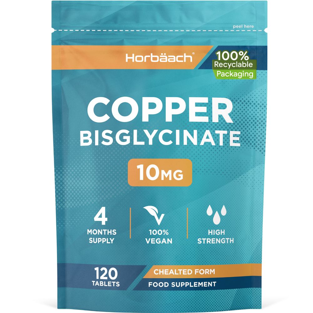 Copper Bisglycinate 10 mg | 120 Tablets