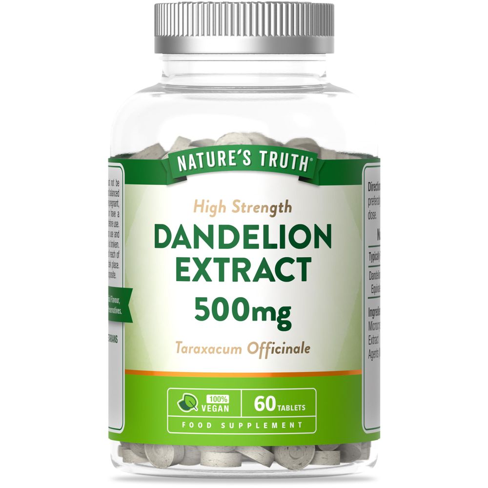 Dandelion Extract 500 mg | 60 Tablets