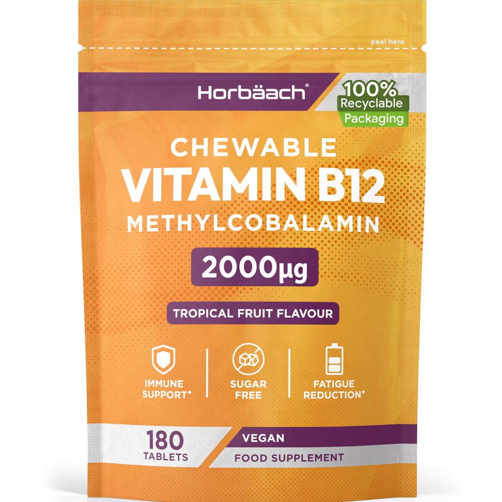 Vitamin B12 2000 ug | 180 Chewable Tablets 