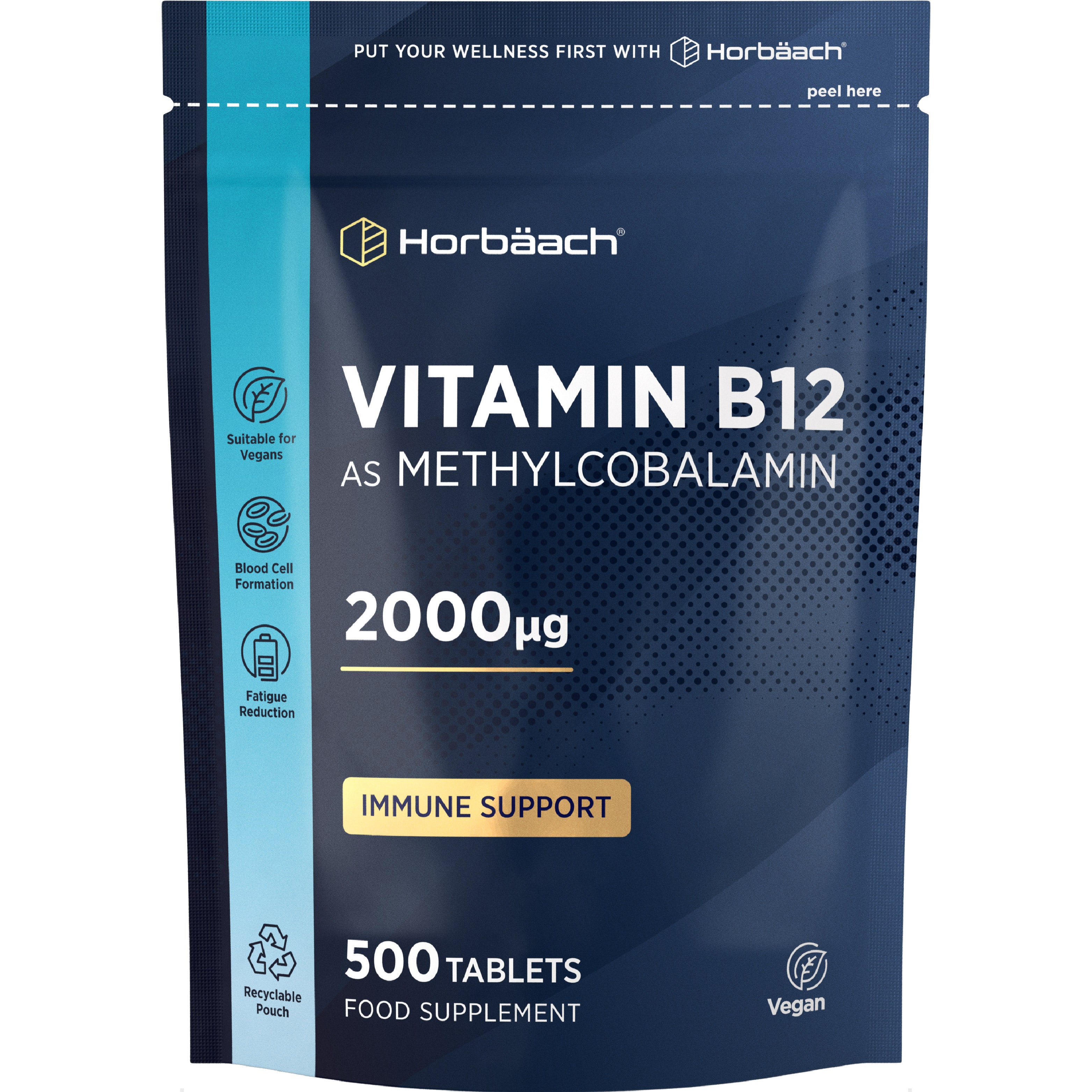 Vitamin B12 2000 mcg | 500 Tablets