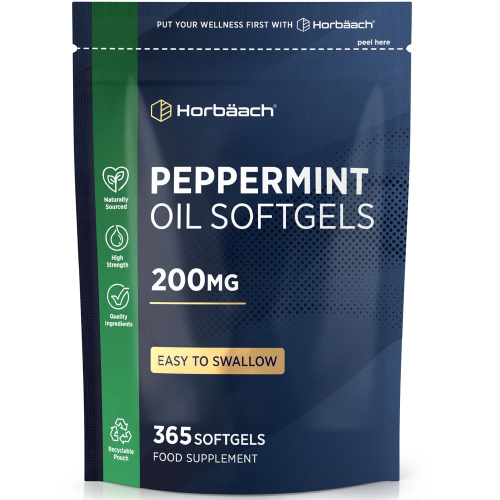 Peppermint Oil 200 mg | 365 Softgels
