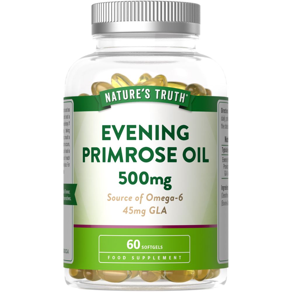 Evening Primrose Oil 500 mg | 60 Count