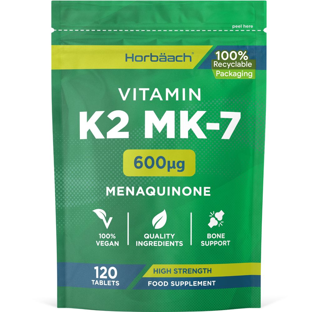 Vitamin K2 MK7 600 ug | 120 Tablets