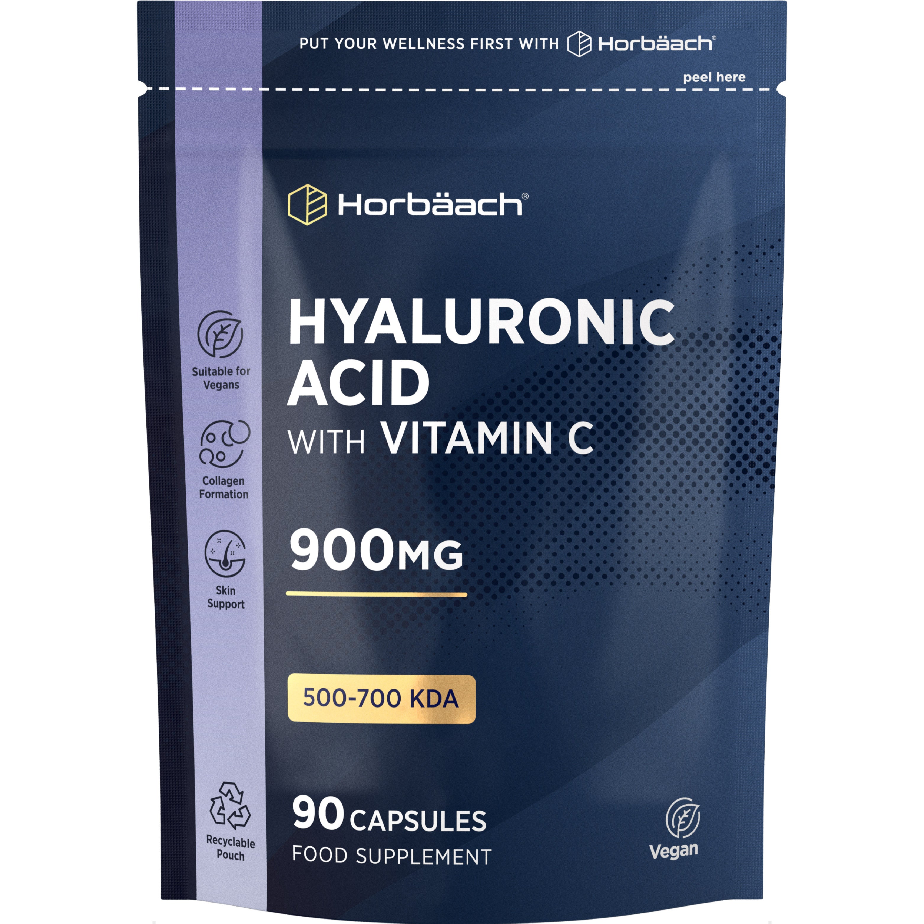 Hyaluronic Acid 900 mg | 90 Capsules
