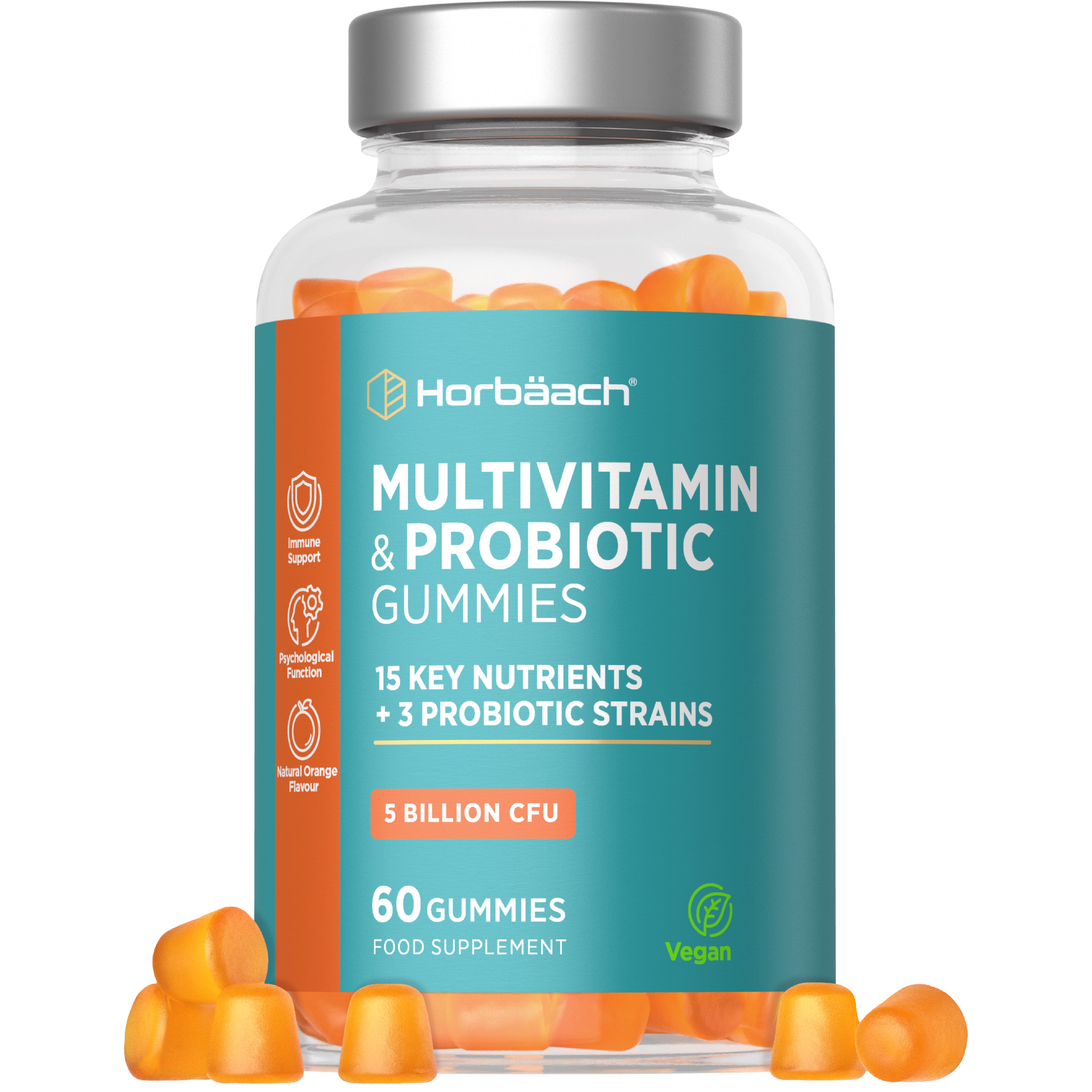 Multivitamins Probiotic for Adults | 60 Gummies