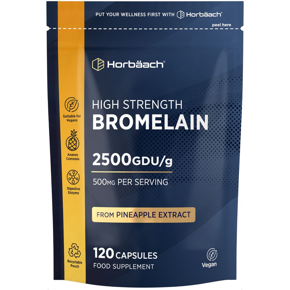 Bromelain 2500 GDU | 120 Capsules