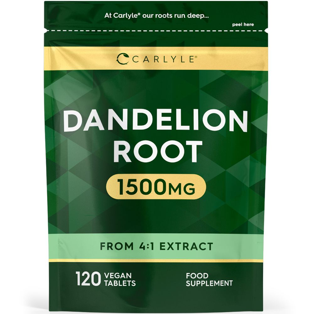 Dandelion Root 1500 mg | 120 Tablets 