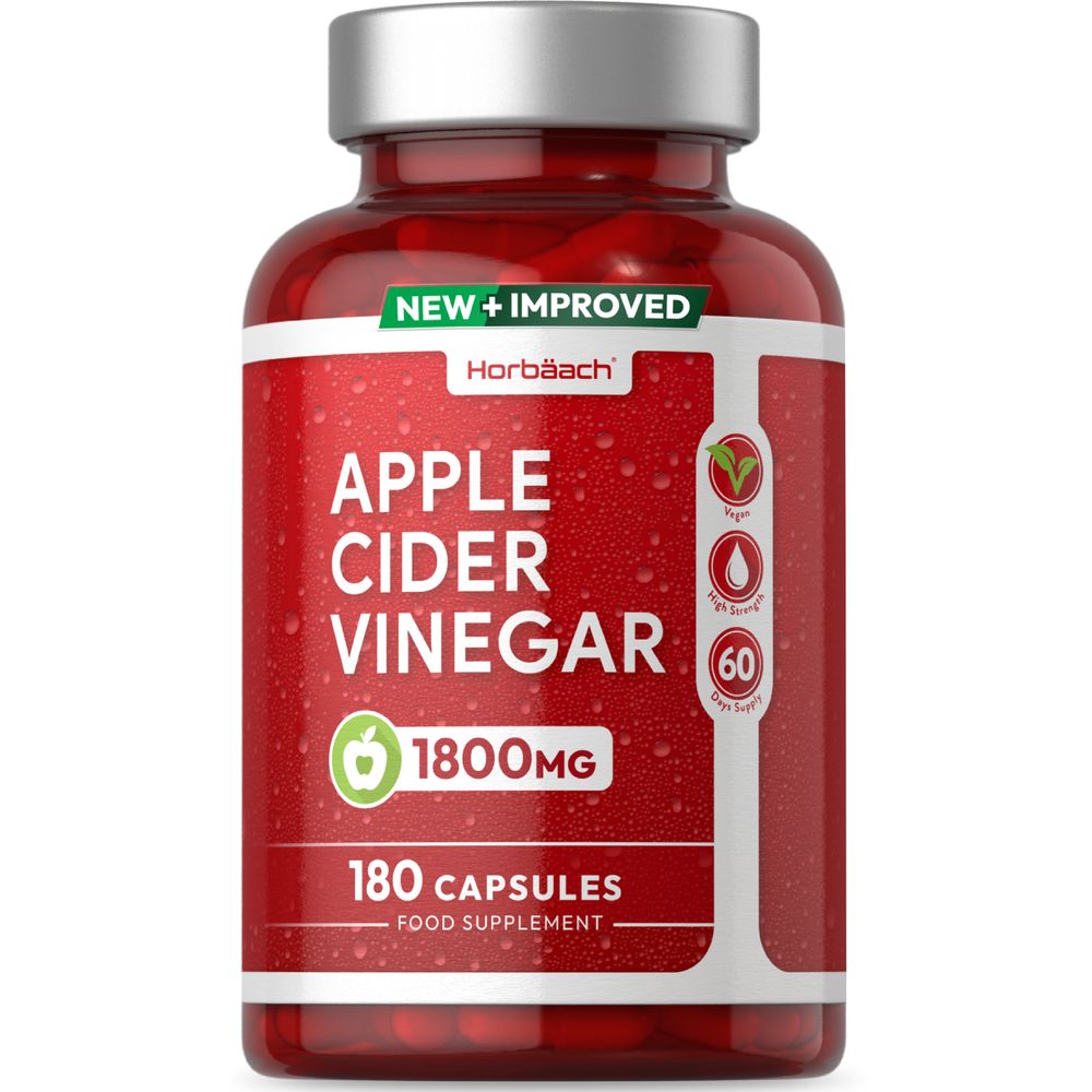 Apple Cider Vinegar 1800 mg | 180 Capsules