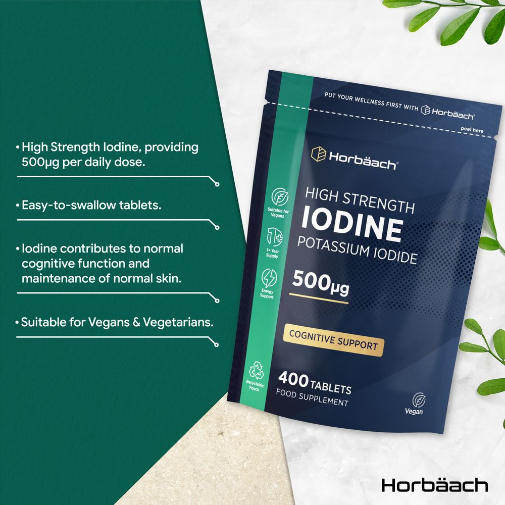 Iodine 500 mcg | 180 Tablets