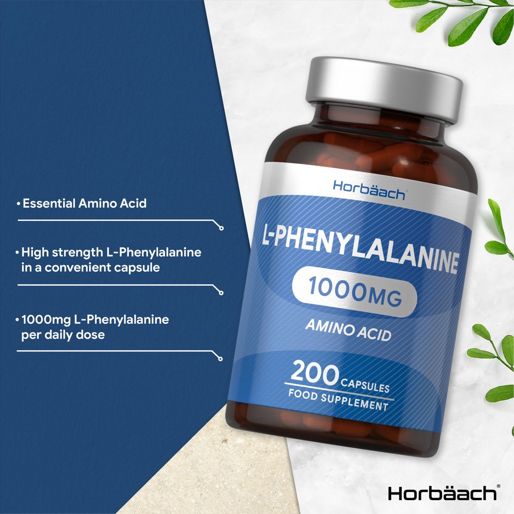 L-Phenylalanine 1000 mg | 200 Capsules