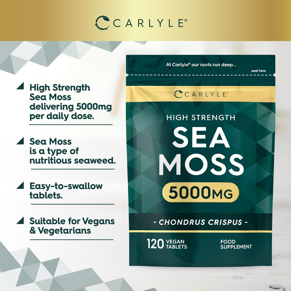 Sea Moss 5000 mg | 120 Tablets 