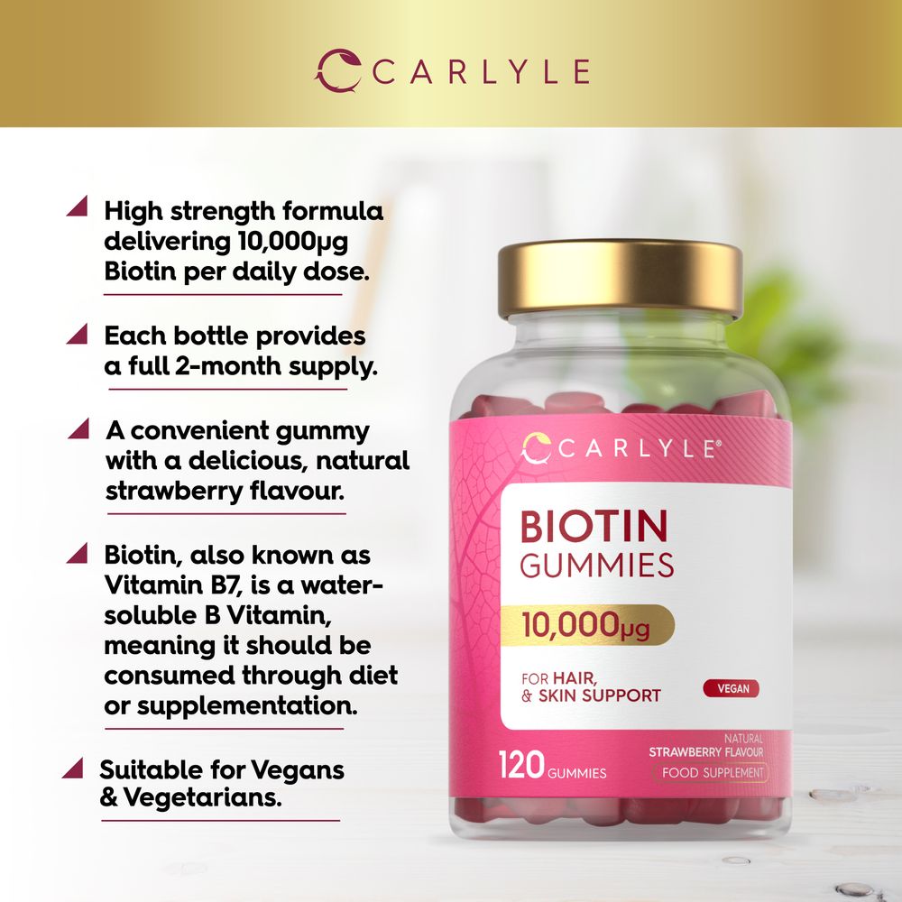 Biotin 10,000 mcg | 120 Gummies