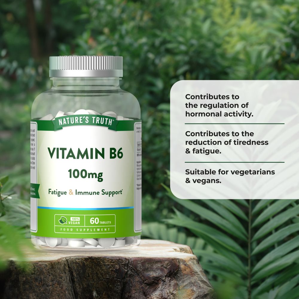 Vitamin B6 100 mg | 60 Tablets