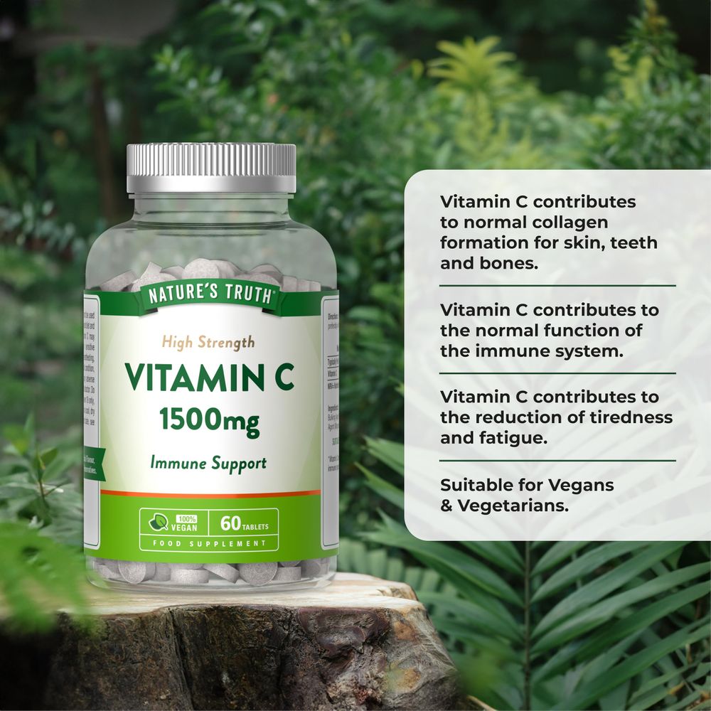 Vitamin C 1500 mg | 60 Tablets