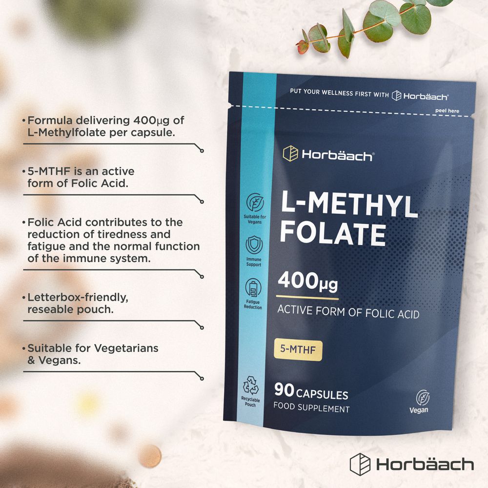 L-Methylfolate 400 ug | 90 Capsules