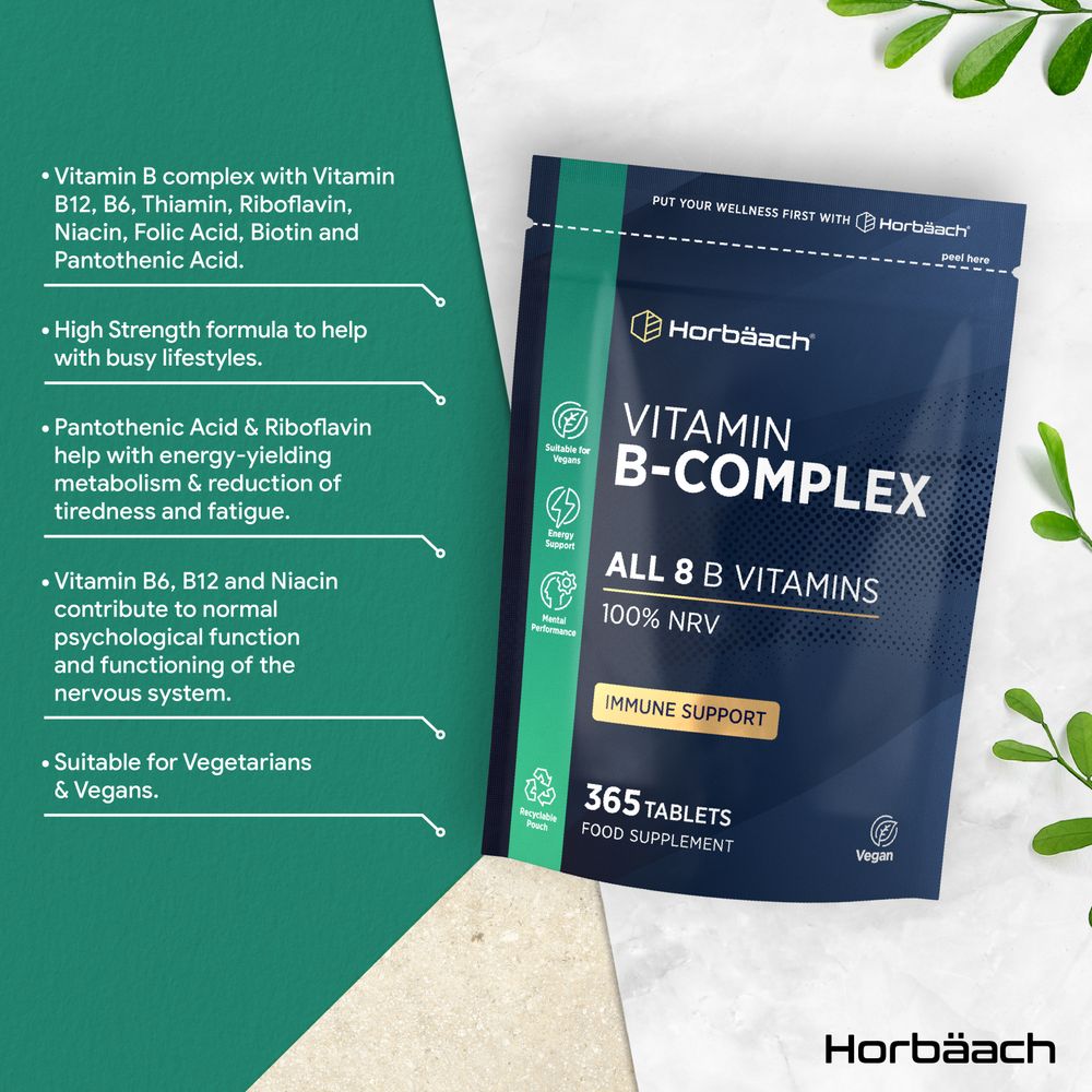 Vitamin B Complex | 365 Tablets