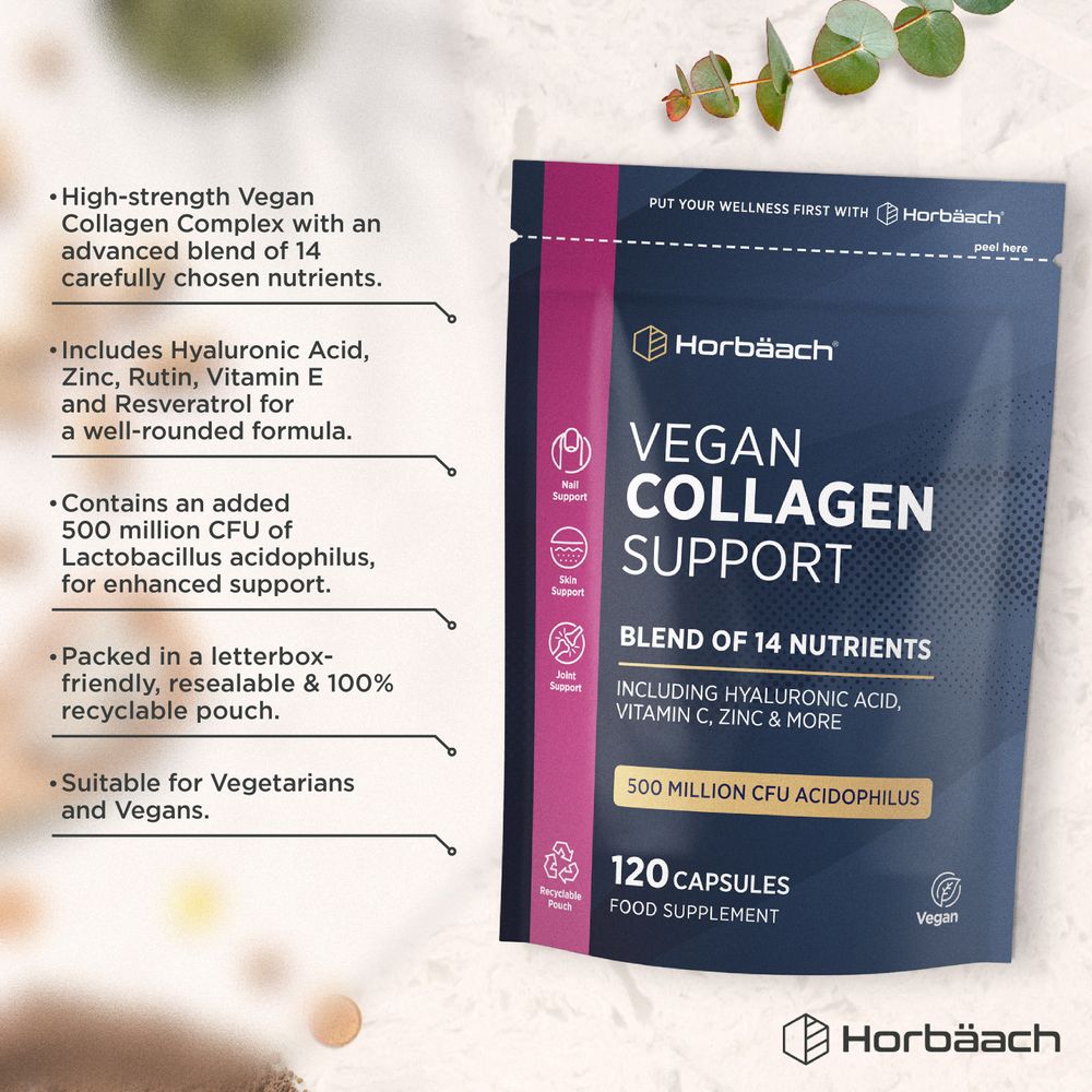 Collagen Support Complex | Vegan | 120 Capsules
