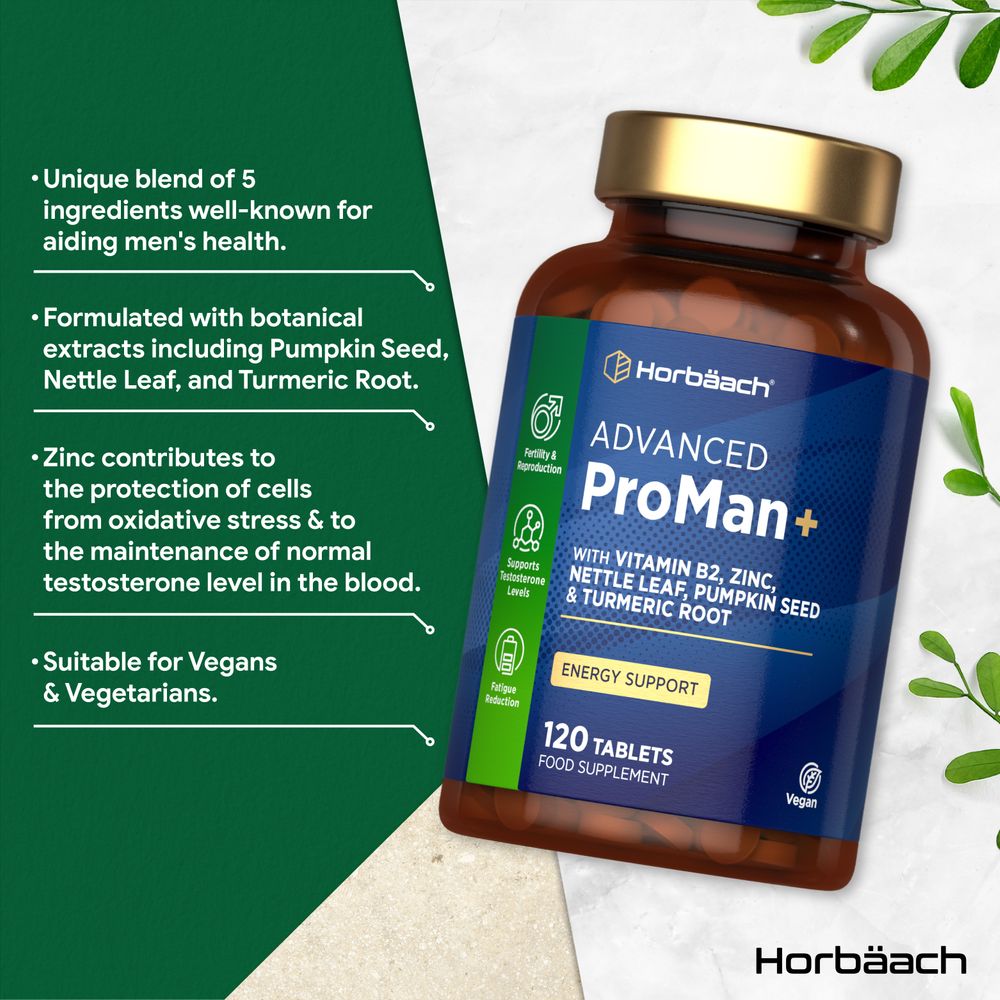 Advanced ProMan+ Supplement for Men | 120 Tablets