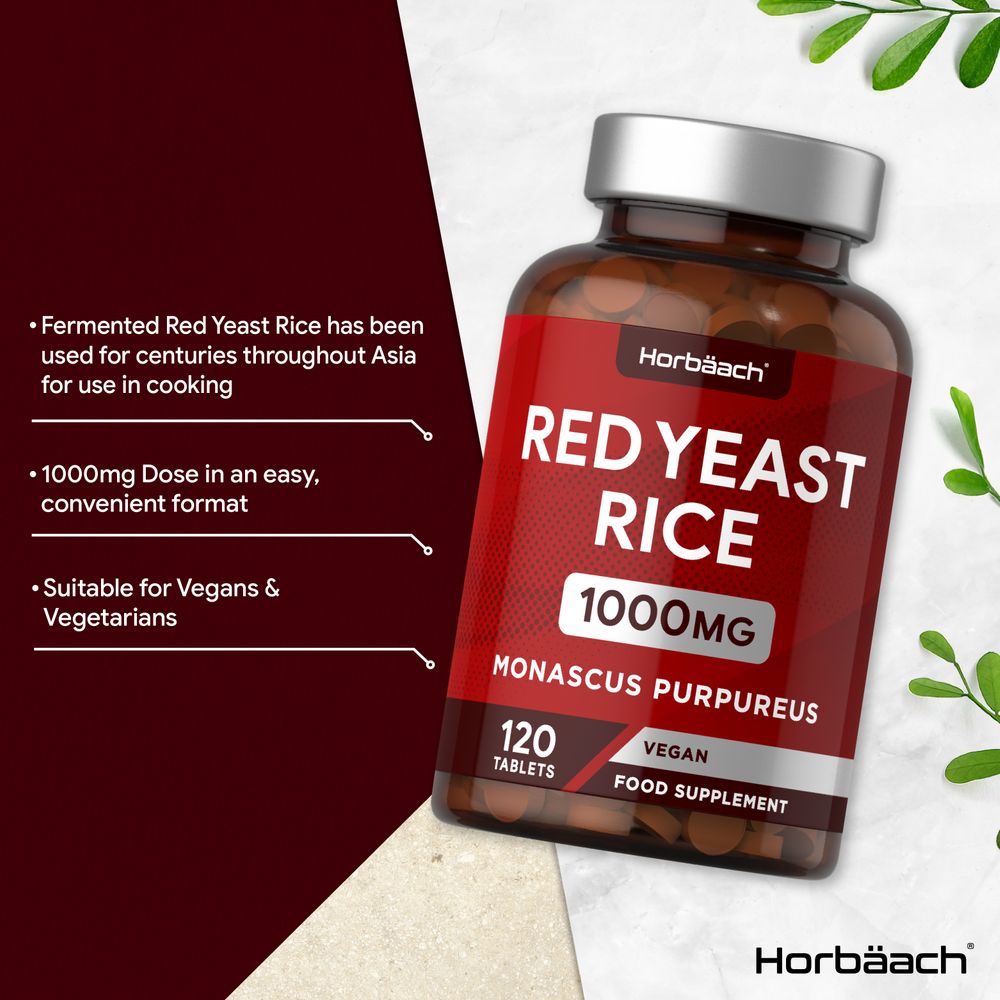 Red Yeast Rice 1000 mg | 120 Tablets