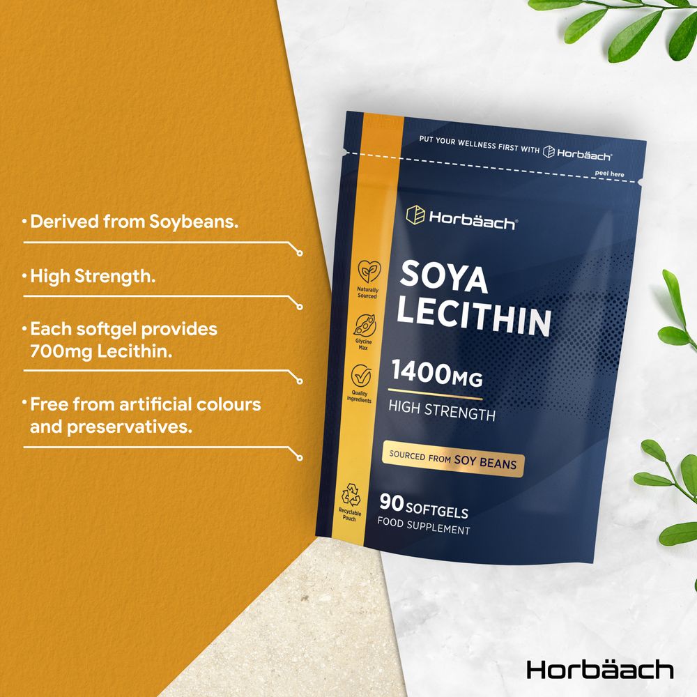 Soy Lecithin 1400 mg | 90 Softgels