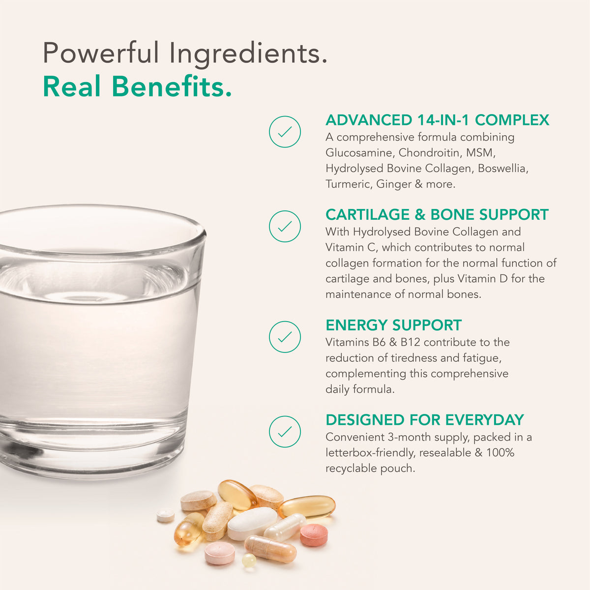 Glucosamine and Chondroitin Complex | 180 Tablets