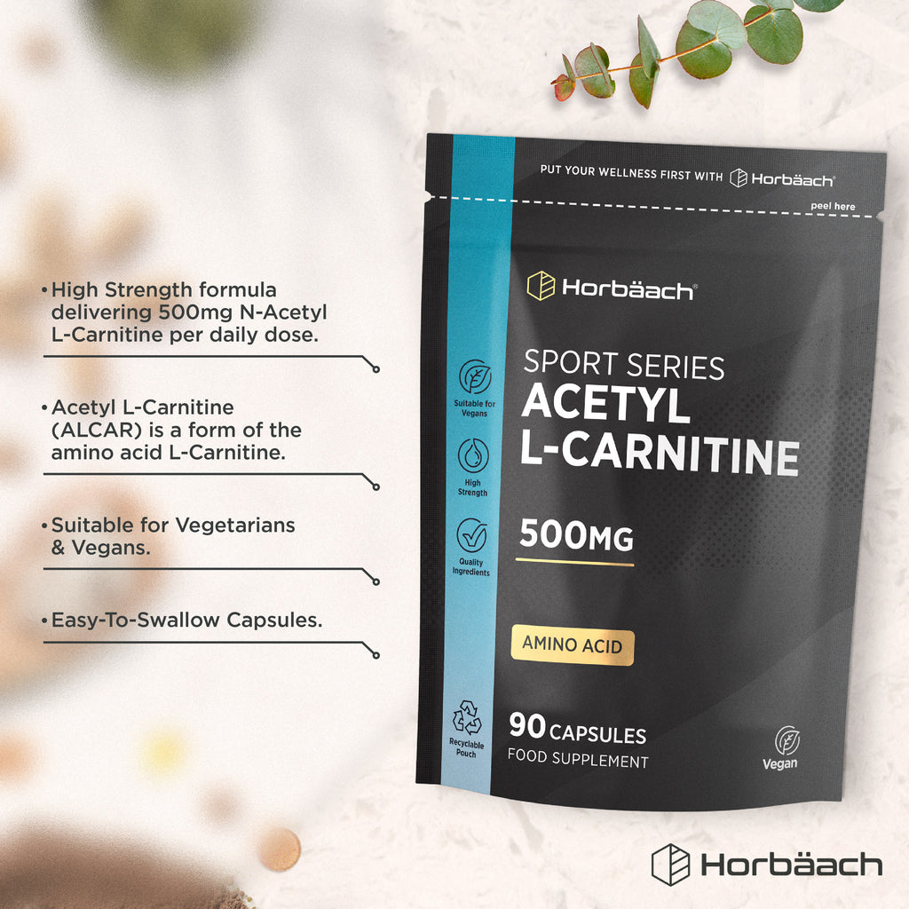 l carnitine pouch N-Acetyl L-Carnitine 500 mg
