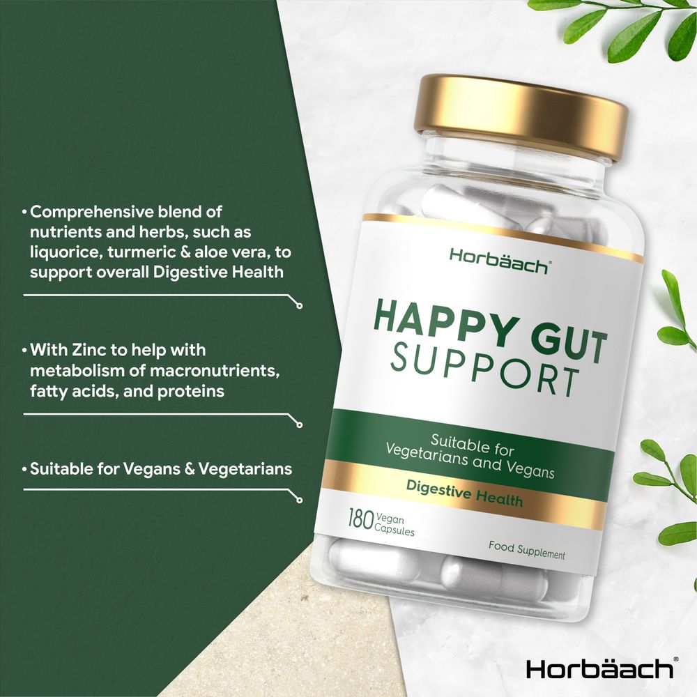 Happy Gut Support Complex | 180 Capsules