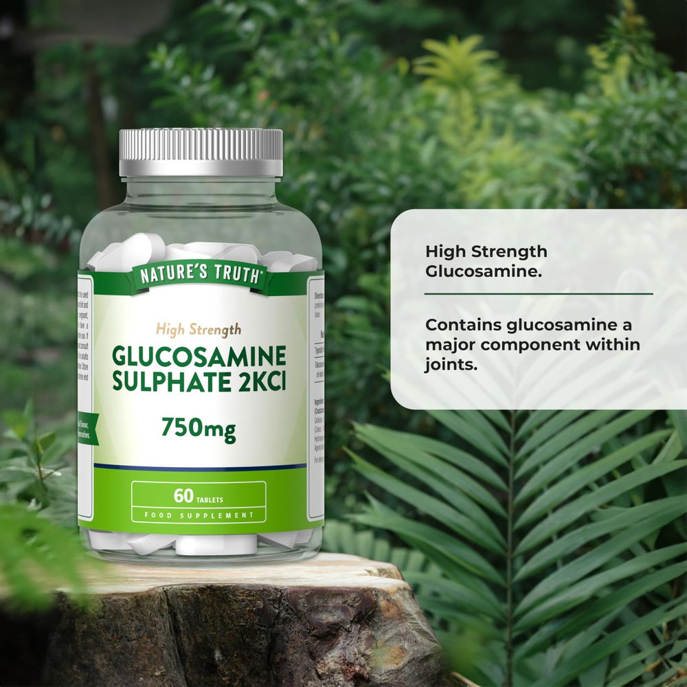 Glucosamine Sulphate 2KCl 750 mg | 60 Tablets