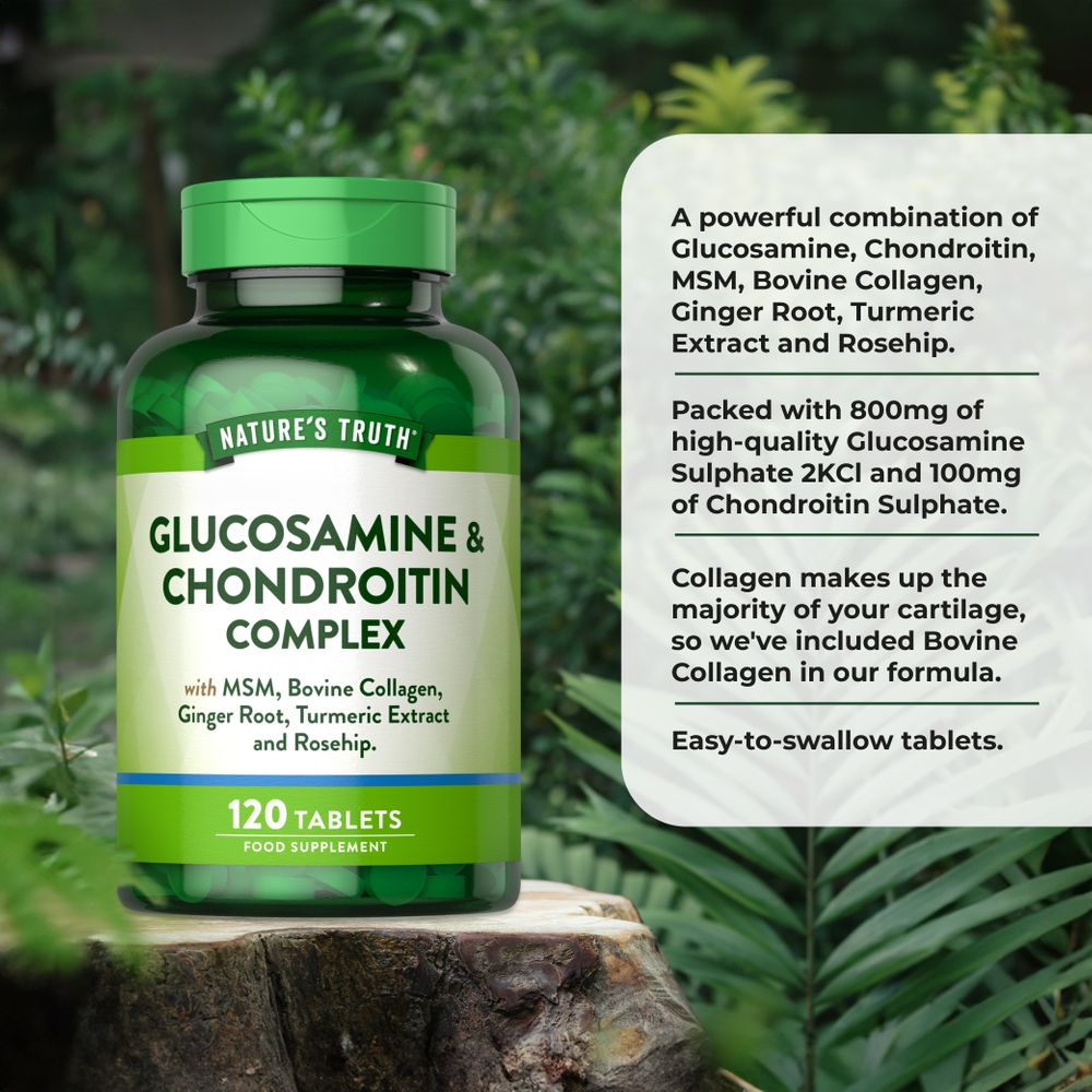 Glucosamine and Chondroitin Complex | 120 Tablets