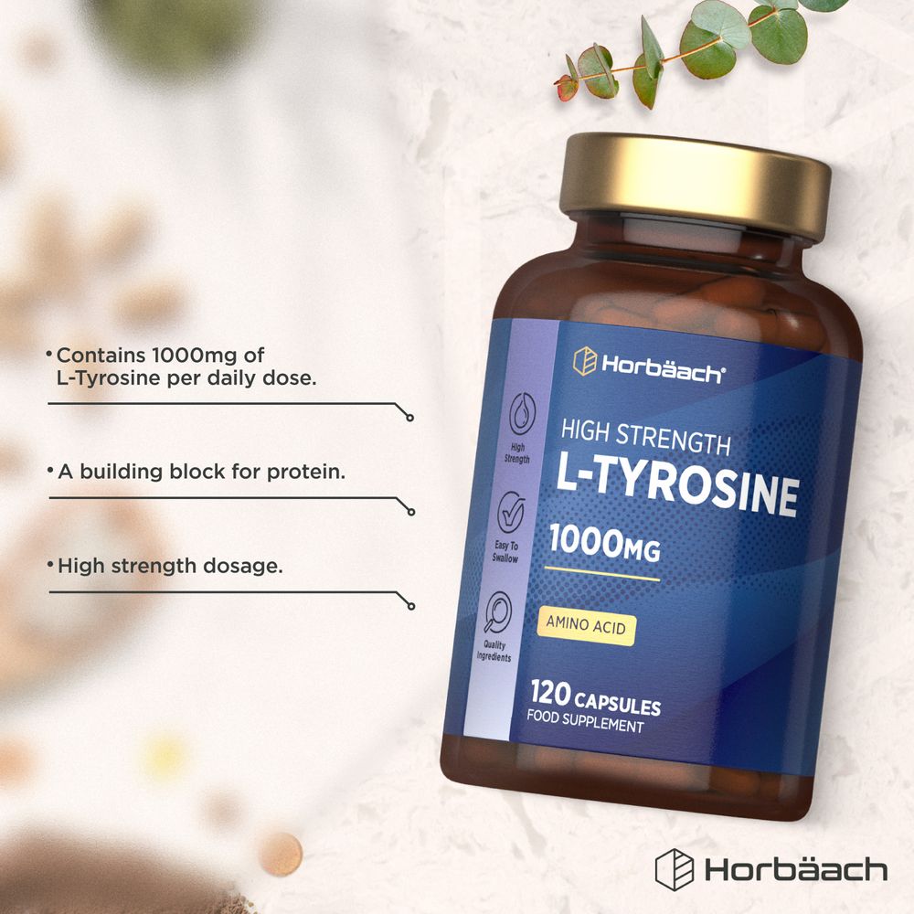 L-Tyrosine 1000 mg | 120 Capsules