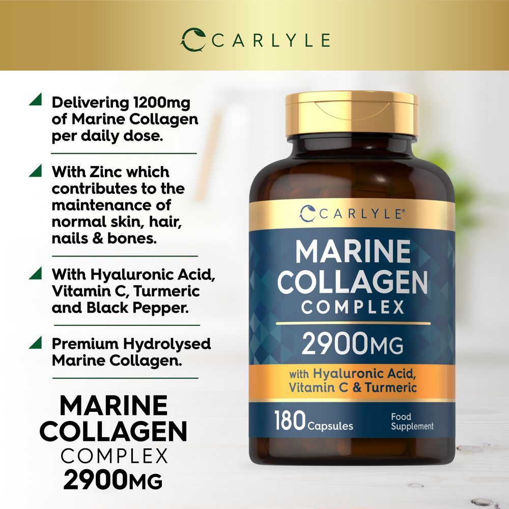 Marine Collagen Complex 2900 mg | 180 Capsules 