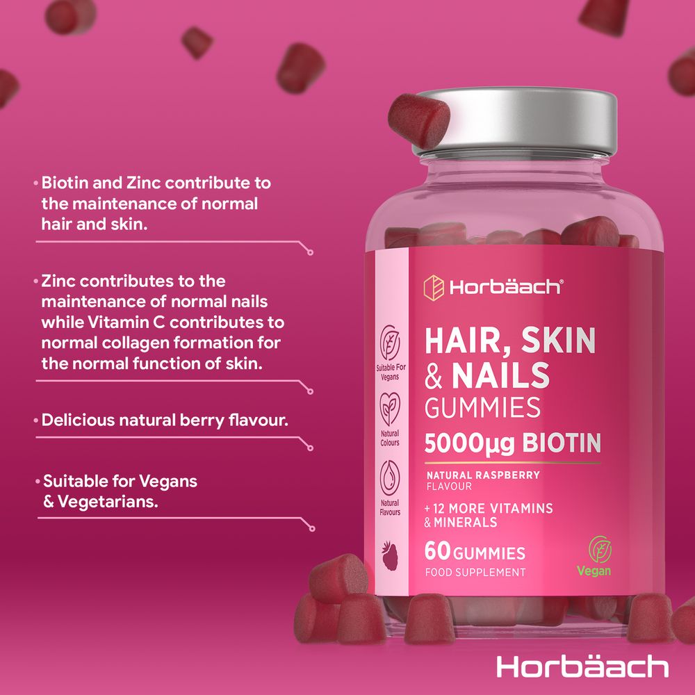 Hair Skin and Nails Complex | 60 Gummies