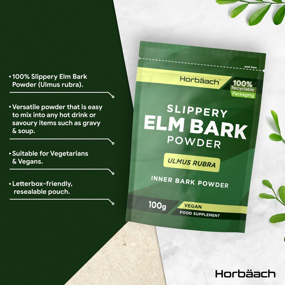 Slippery Elm Bark Powder | 100 g 