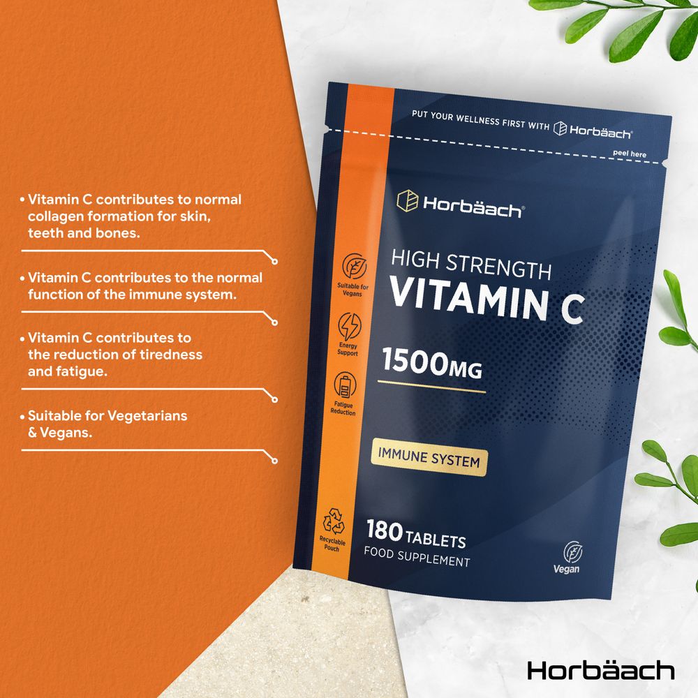 Vitamin C 1500 mg  | 180 Tablets