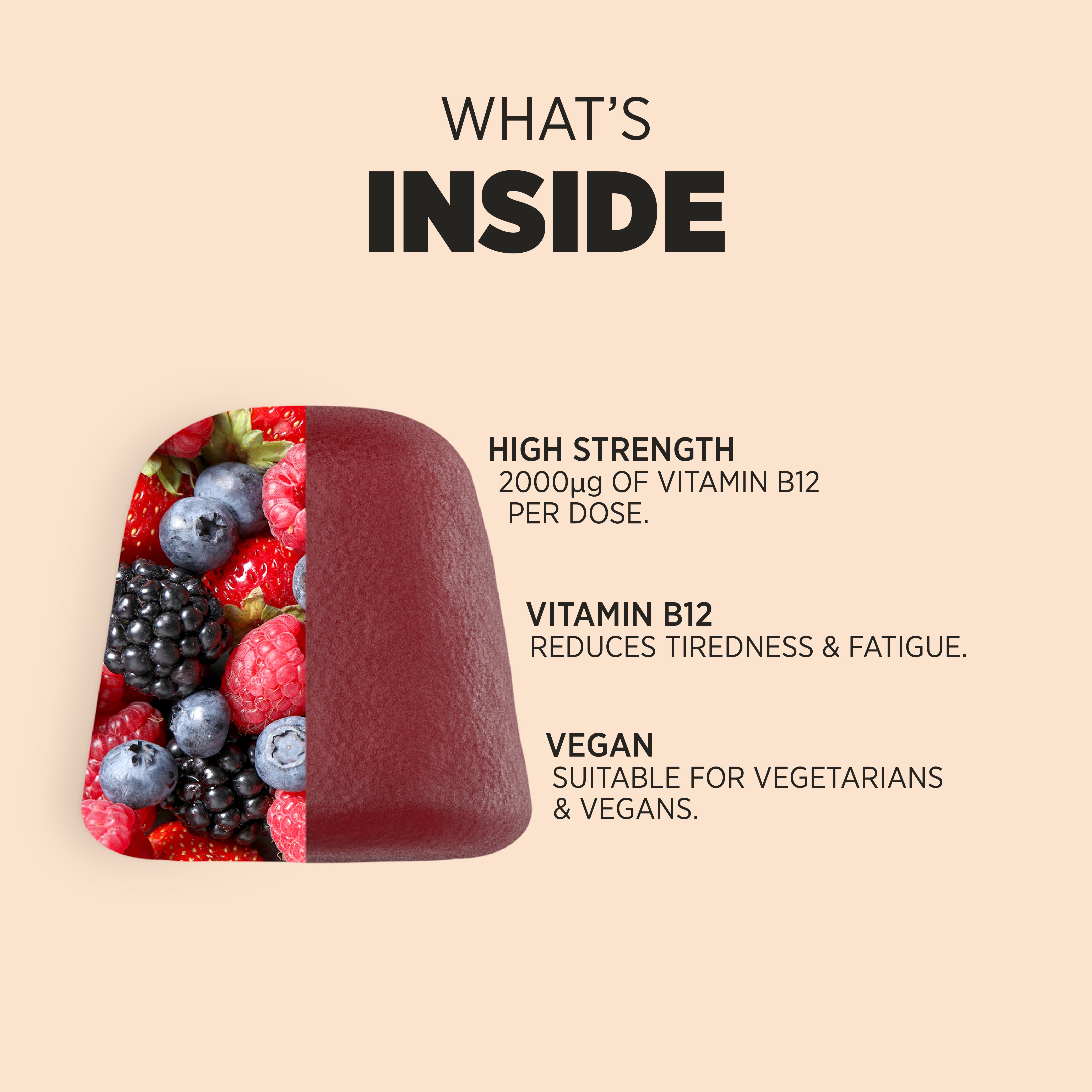 Vitamin B12 2000mcg | 60 Gummies