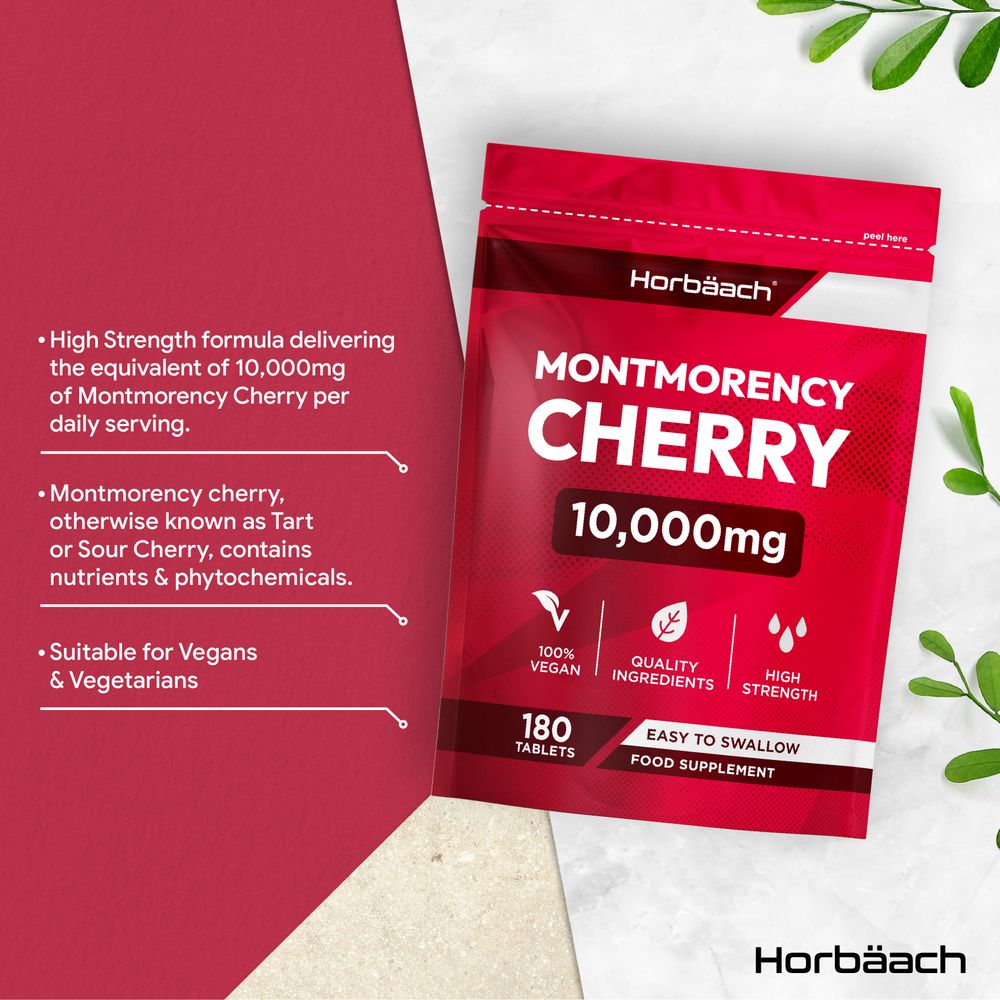 Montmorency Cherry 10,000 mg | 180 Tablets