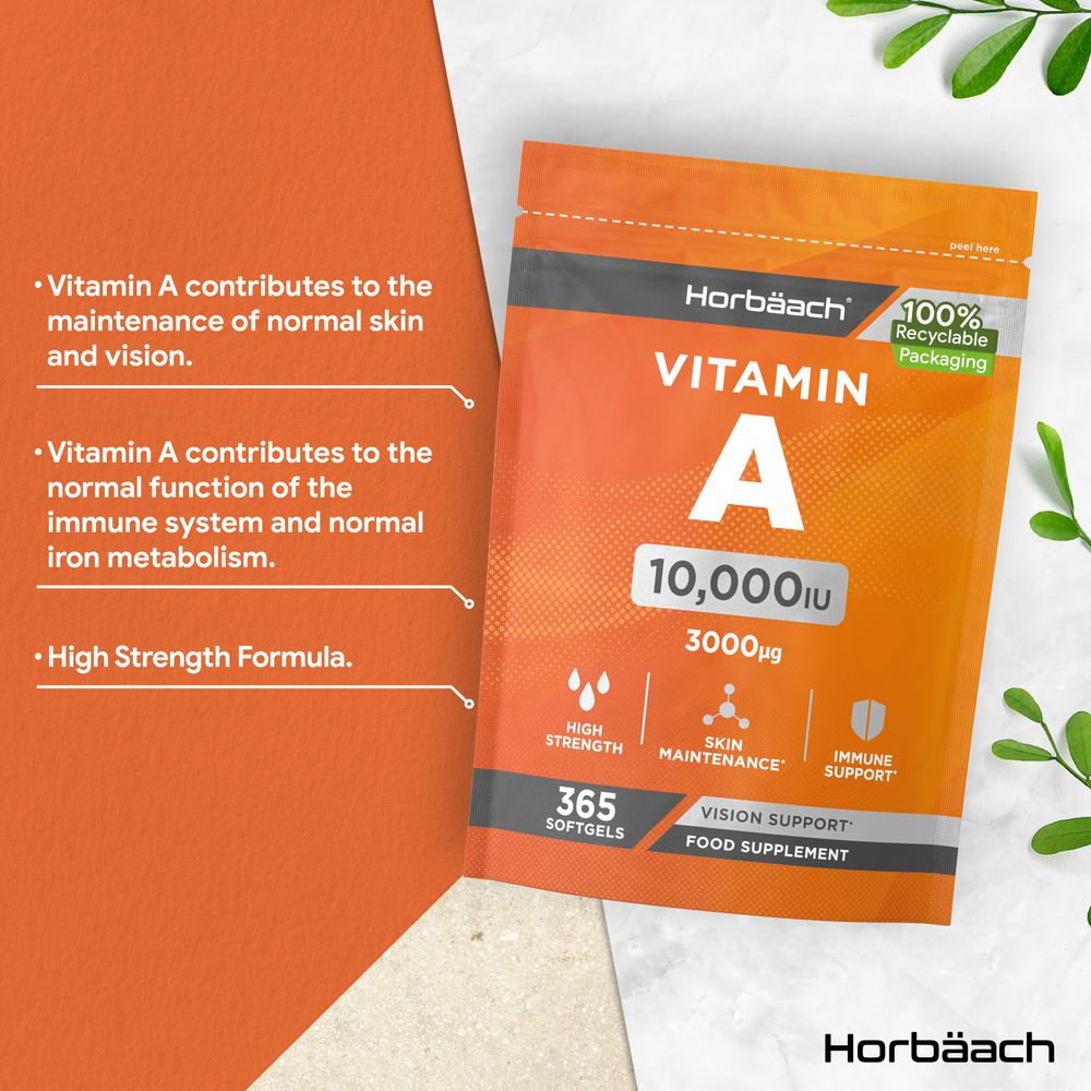 Vitamin A 10,000 IU | 365 Softgels