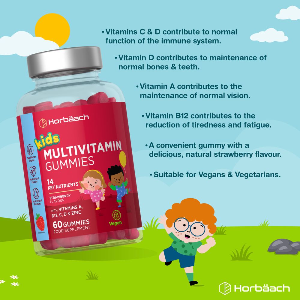 Multivitamins for Kids | 60 Gummies