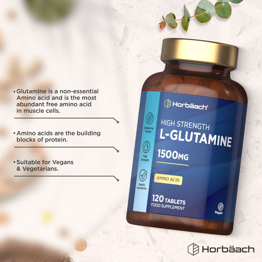 L-Glutamine 1500 mg | 120 Tablets