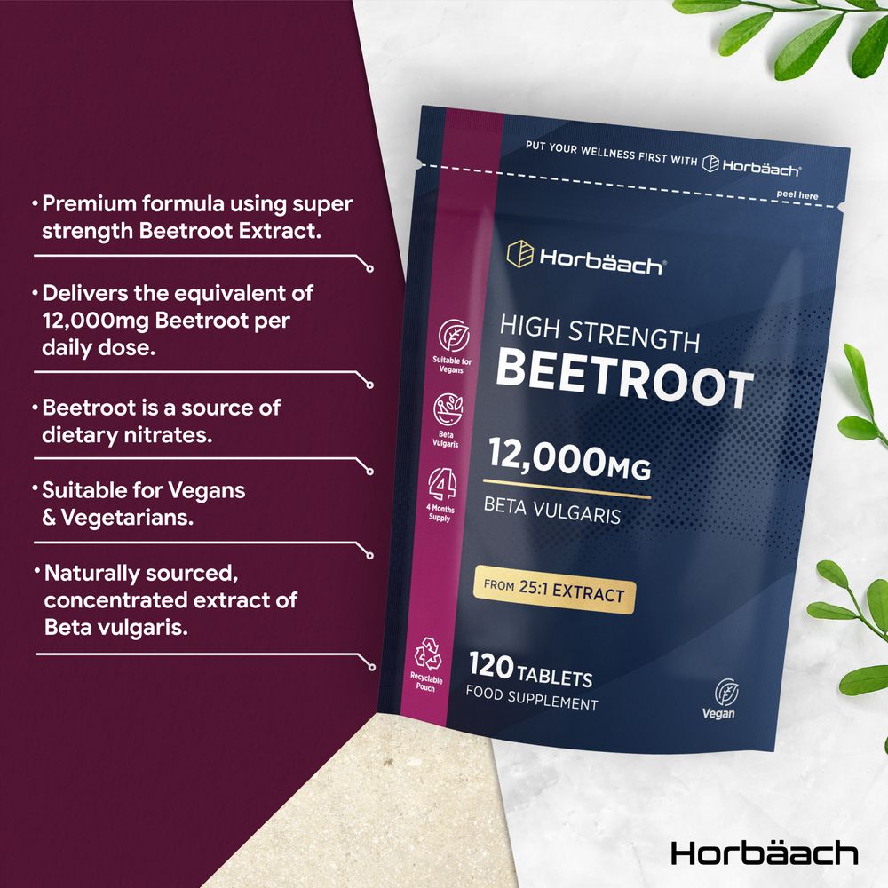 Beetroot 12,000 mg | 120 Tablets