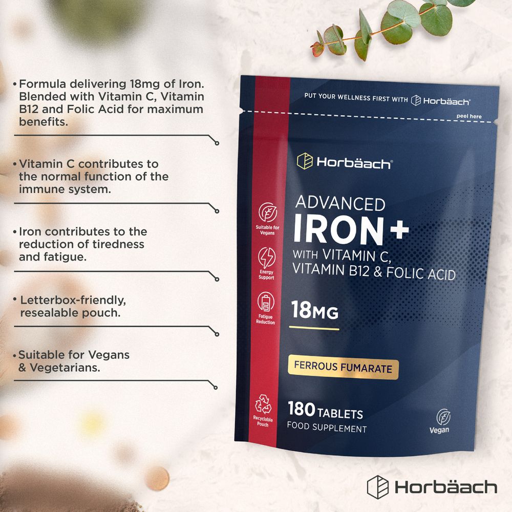 Iron Complex 18 mg | 180 Tablets