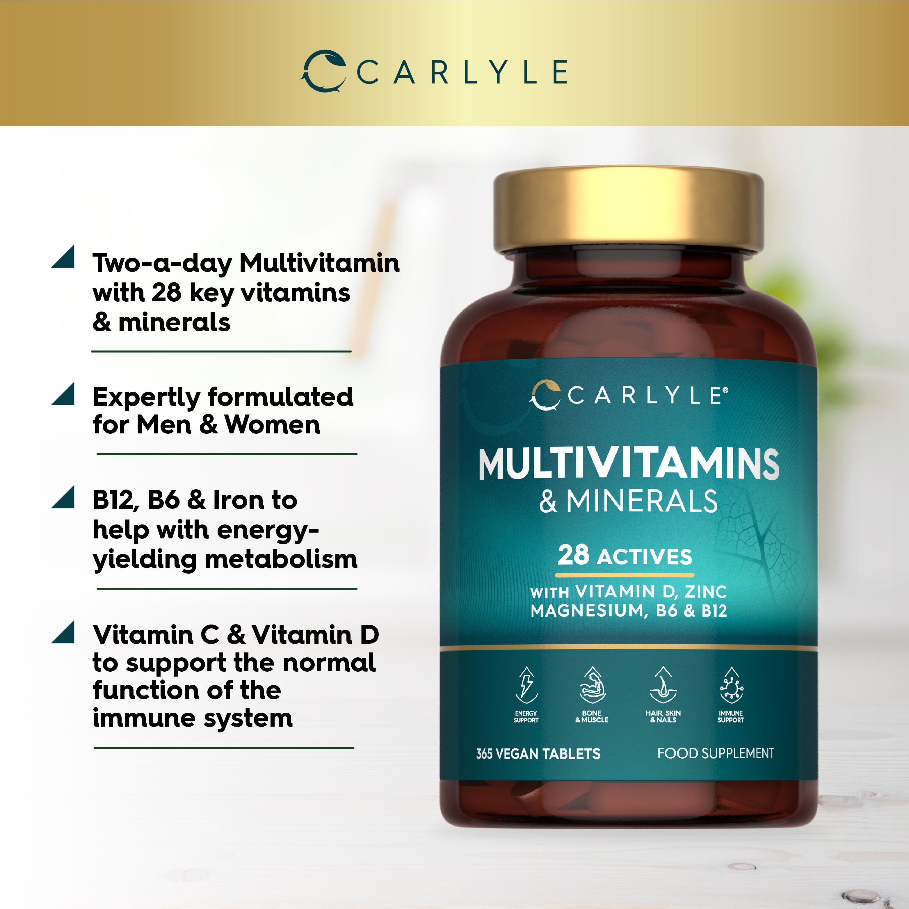 Multivitamins and Minerals | 365 Tablets