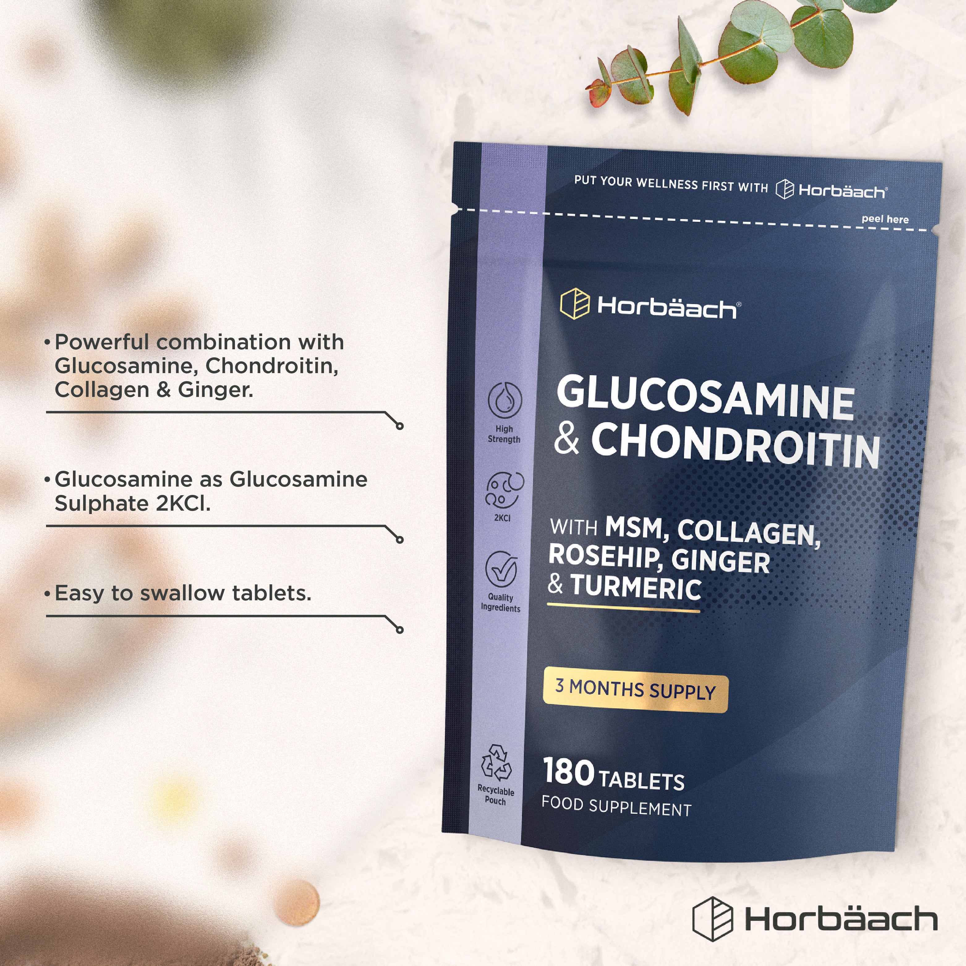Glucosamine and Chondroitin Complex | 180 Tablets