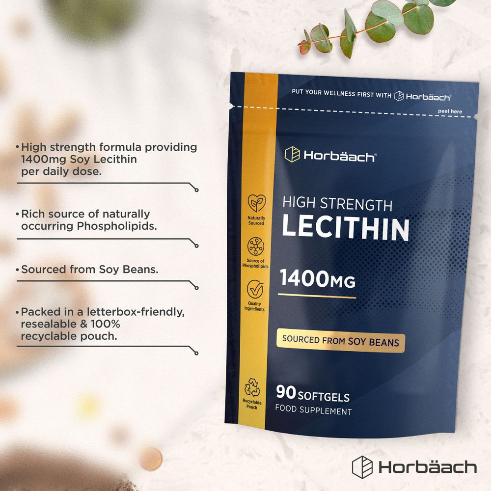Soy Lecithin 1400 mg | 90 Softgels